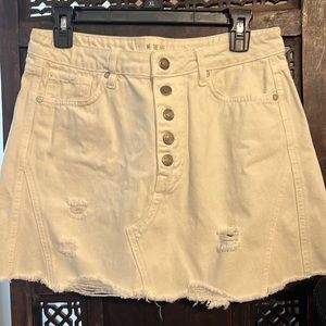 We the Free denim skirt